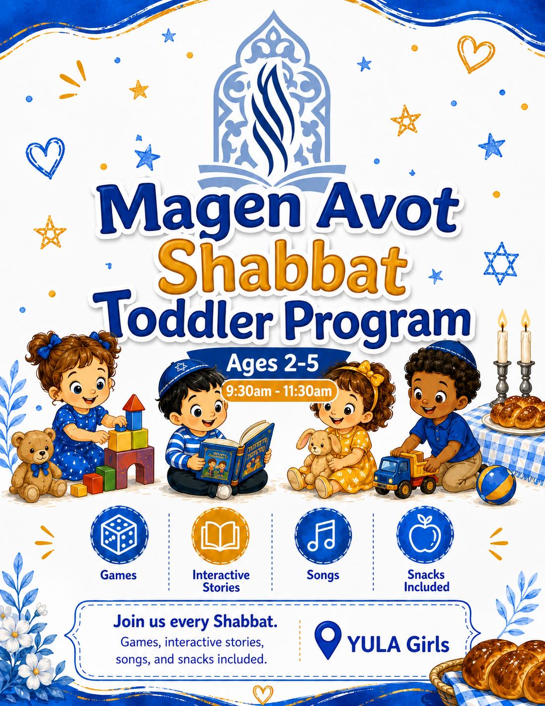 Shabbat Toddler Program at Magen Avot